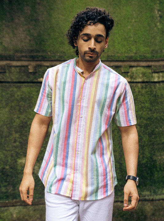 Multi Color Stripes Shirt