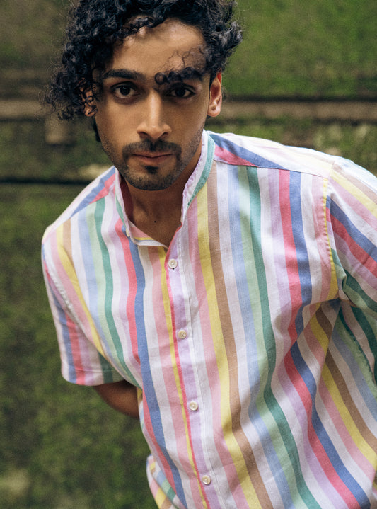 Multi Color Stripes Shirt