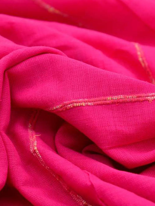 Hot Pink khesh saree