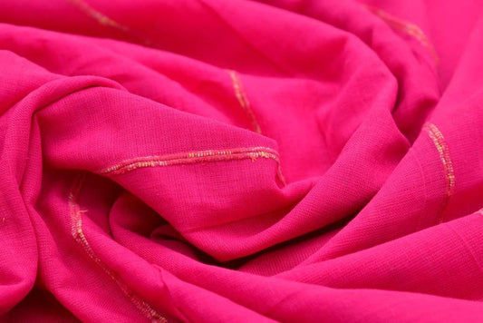 Hot Pink Khesh Saree