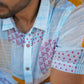 Blue Blockprint Men Shirt