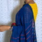 Blue Khesh Handwoven Cotton Saree