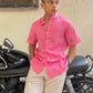 Pink Aeroplane Jamdani Shirt