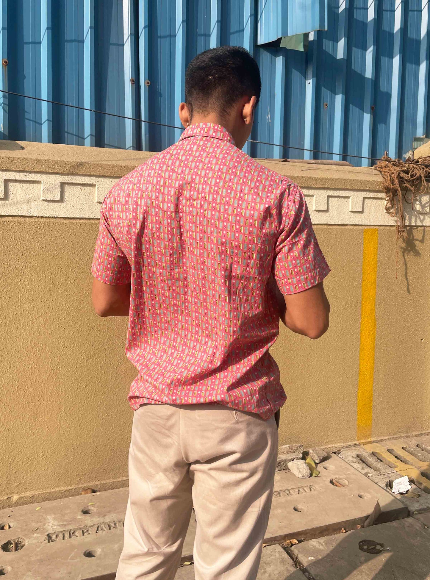 Pink Candy Print Shirt