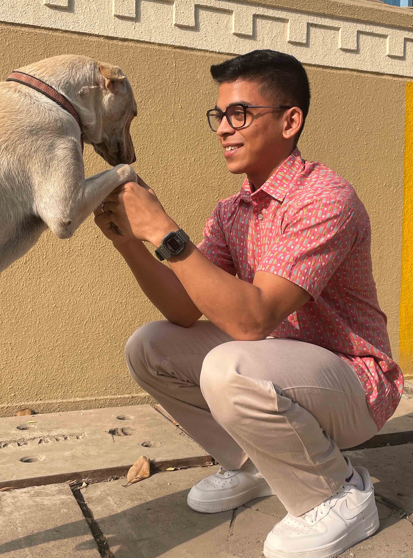 Pink Candy Print Shirt