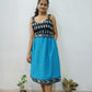 Blue Ikkat Cotton Dress