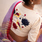Lotus+ Bird Hand Embroidered Cotton Blouse