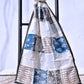 Beige Patch-work Dabu print Cotton-Silk Dupatta