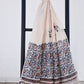 Beige Natural Dye Bagru Print Dupatta