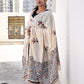 Beige Natural Dye Bagru Print Dupatta